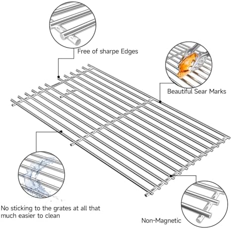 15'' x 22.5'' Stainless Steel Grill Cooking Grid Grate - Image 4