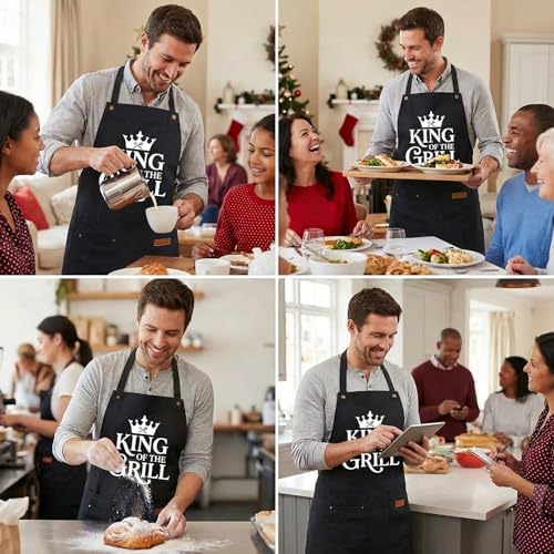 INNORU King of The Grill Sign Apron - Image 6