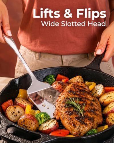 Zulay Kitchen Stainless Steel Spatula Turner - Image 6