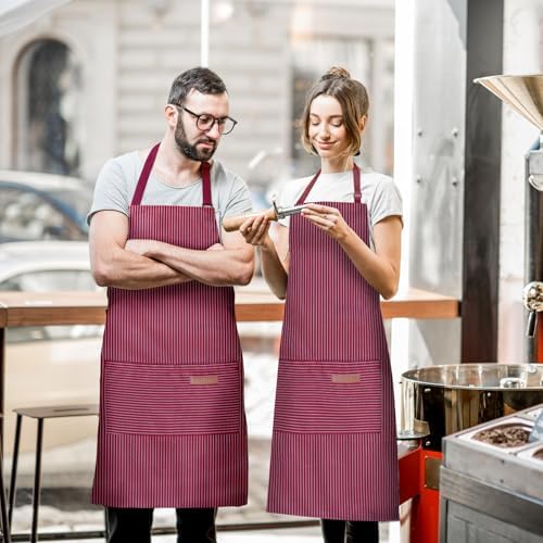 BeLuyi 2 Pack Adjustable Bib Apron - Image 5