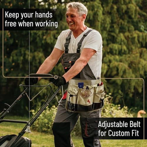 UNCO- Adjustable Gardening Belt, 7 Pockets, Cut and Water Resistant, Garden - Image 5