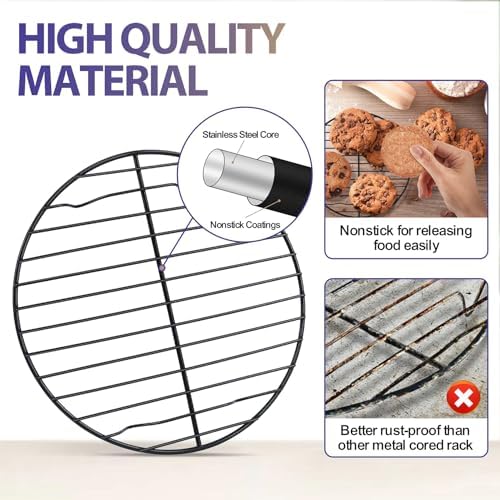 P&P CHEF 7.5 Inch Cooking Rack Round - Image 4