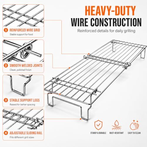 Hisencn Universal Adjustable Warming Rack - Image 4