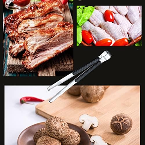 3 Pcs Korean BBQ Tongs, Barbecue & Grill Tools, Kitchen Tongs, Stainless Steel - Image 7