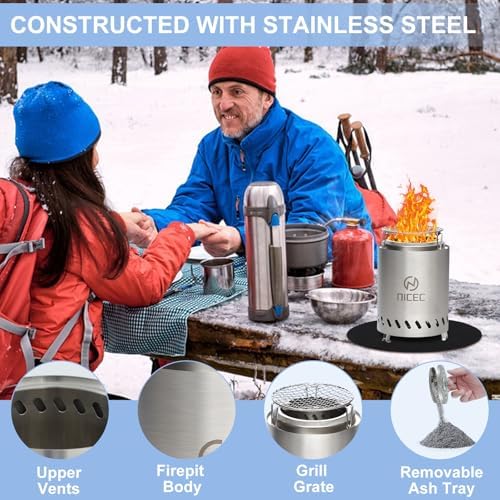 Nice C Smokeless Fire Pit, Portable Tabletop Fire Pit - Image 4