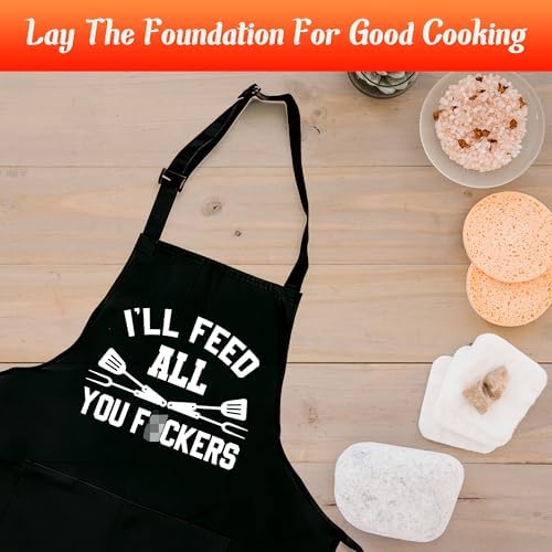 Aprons For Men, Funny Grilling Aprons - Image 3