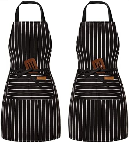 BeLuyi 2 Pack Adjustable Bib Apron by BELUYI