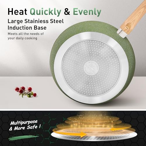 Kitchen Academy 30pcs Pots and Pans, Nonstick Cookware and Bakeware Sets - Image 4