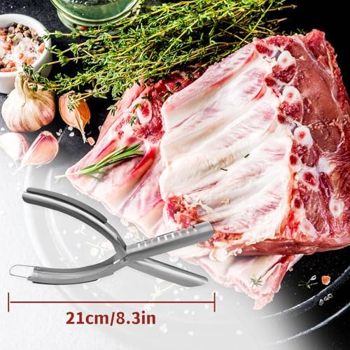 Rib Membrane Remover Stainless Steel Tool Kit, Ergonomic Handle - Image 6