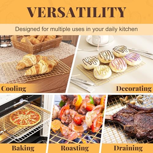 2 PCS Grid Wire Baking Cooling Racks - Image 6