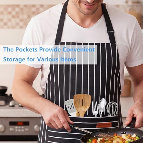Adjustable Kitchen Aprons, 2 Pack - Image 4