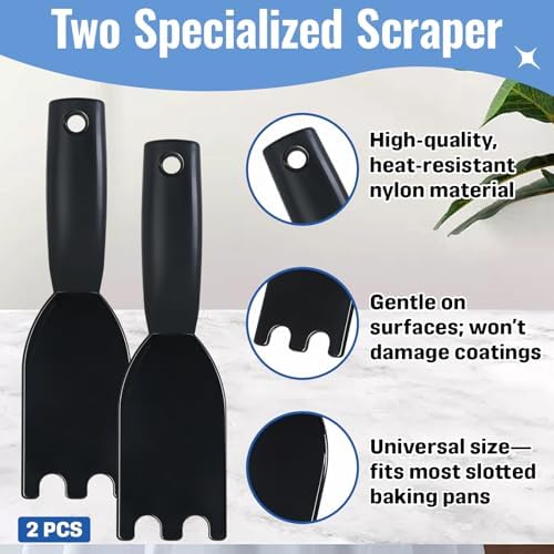 8 Pcs Sponge + 2 Scraper Kit 12207, Compatible - Image 4
