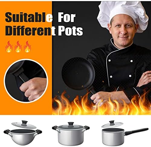 10pcs Cast Iron Handle Cover, Silicone Hot Handle Holder, Heat Resistant Cast - Image 6