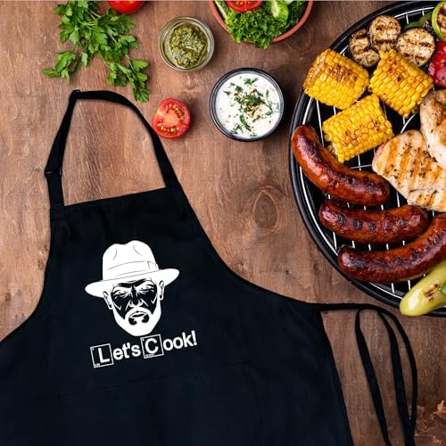 Funny Aprons For Men, Father's Fathers Day Kitchen Gifts For Dad Father Daddy - Image 4