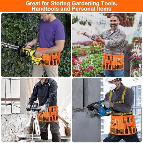 Gardening Tool Waist Bag Belt Heavy Duty Oxford Tool Apron - Image 5