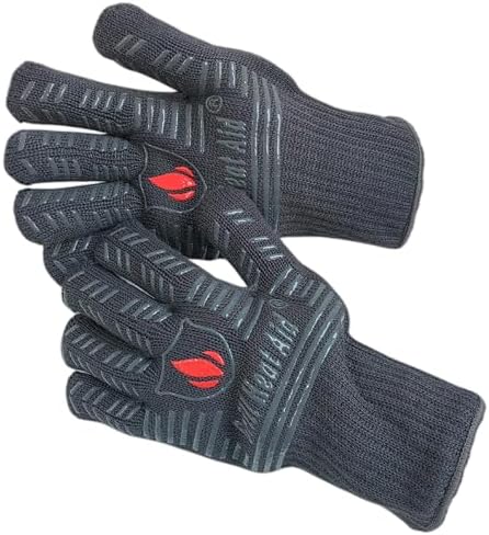 GRILL HEAT AID Grill Gloves Heat Proof by GrillHeatAid