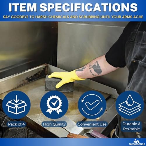 Grill Cleaning Brick, Griddle Cleaning Block - Image 6