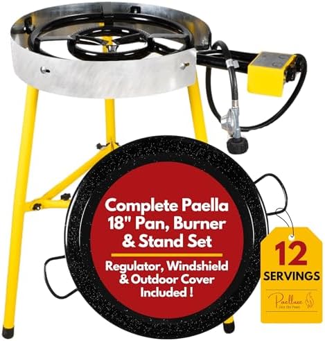 Paelluxe Paella Burner Stand & Regulator Set by Paelluxe