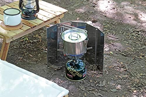 Captain Stag UG-3276 / UG-3277 Windscreen, Windscreen, Ash Catcher, 2-Way Grill - Image 6