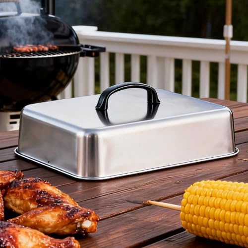 Rectangle Cheese Melting Dome, Basting Cover - Image 2