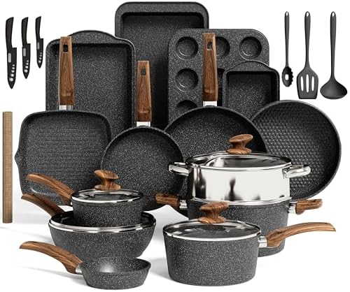 Kitchen Academy Induction Cookware & Bakeware Set by KITCHENACADEMYBETTERLIVINGTHROUGHCOOKINGPERFECTION