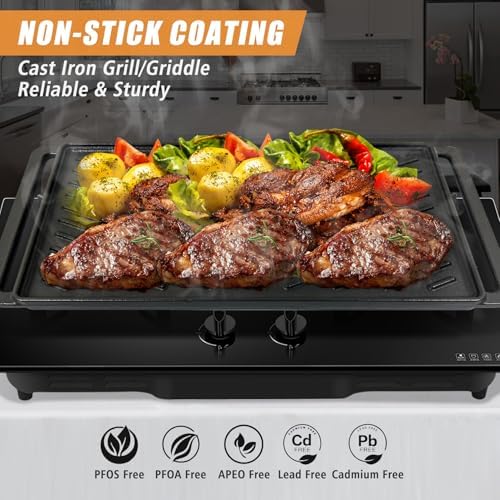 Reversible Cast Iron Griddle Plate - Image 6