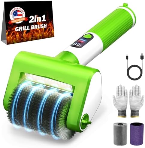 Electric Grill Brush, 800RPM BBQ Grill Cleaner by VYTOOV