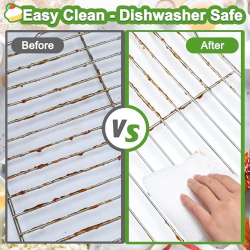 Decymis Cooling Rack and Baking Rack, Stainless Steel - Image 3