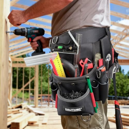 HAUTMEC Heavyweight 4-In-1 Tool Belt, Enhanced 1680D Padded Work Belt - Image 6
