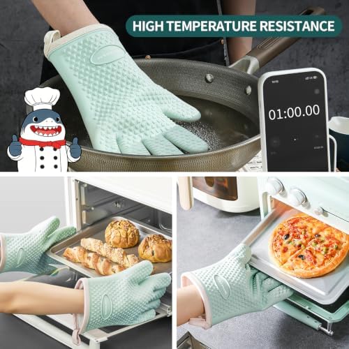 MAD SHARK Silicone Oven Mitts - Image 2