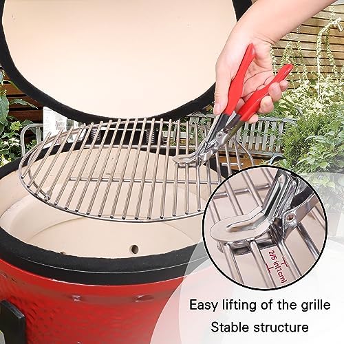 Vankey Grill Grate Lifter Gripper, Stainless Steel Grill Grid Lifter - Image 5