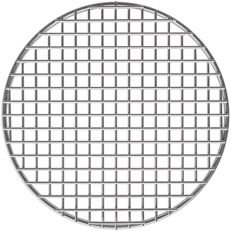 Dia 13.8" Round Barbecue Grids Cross Wire Footed Steaming Stainless Steel by Turbokey