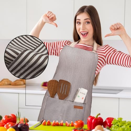 BeLuyi 2 Pack Adjustable Bib Apron - Image 3