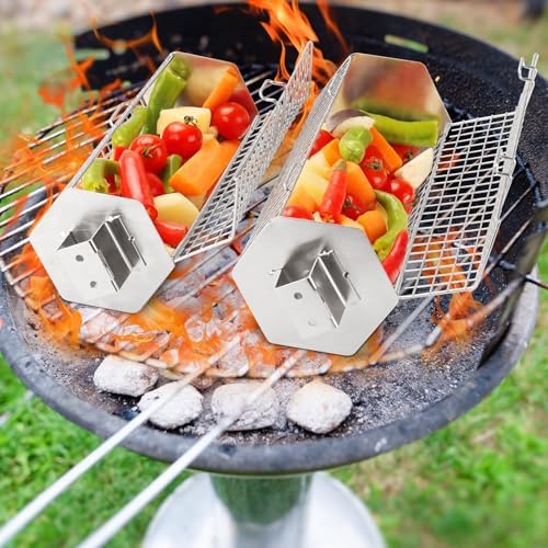 Rolling Grilling Basket - Image 6