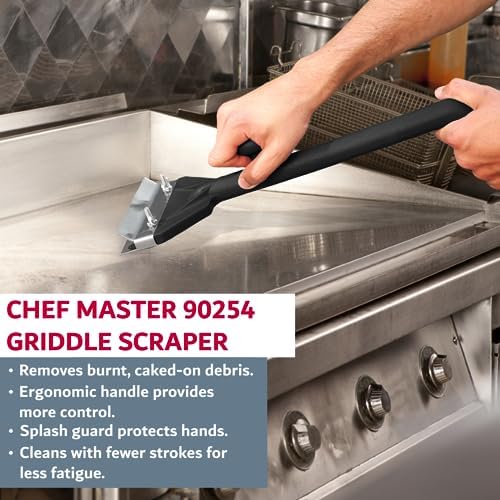 Chef Master Griddle Scraper & Flat Top Grill Cleaner - Image 4