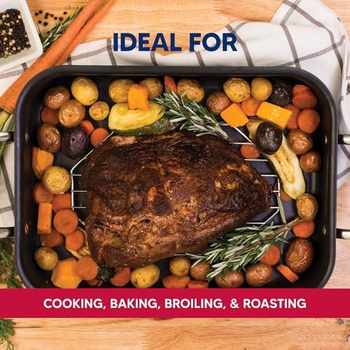 HIC Kitchen Roasting Octagonal Baking Rack, Chrome-Plated Steel Wire, Fits Oval - Image 2