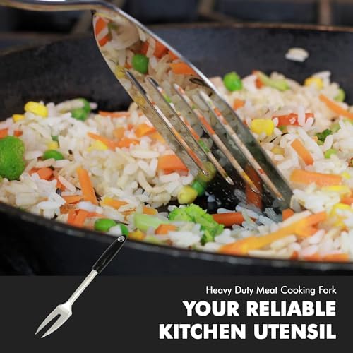 Chef Craft Select Meat Cooking Fork, 12 inch, Stainless Steel - Image 4