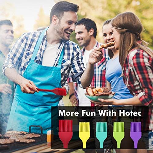 HOTEC 600℉ Heat Resistant Silicone Basting &Pastry Brush - Image 7