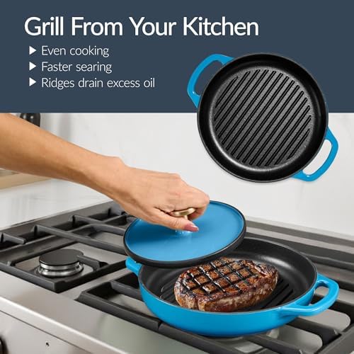 Best Choice Products 6-Piece Cast Iron Cookware Set, Ceramic Coated 6Qt Dutch - Image 4