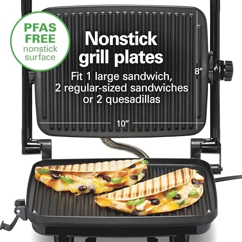 Hamilton Beach Panini Press, Sandwich Maker & Electric Indoor Grill - Image 3