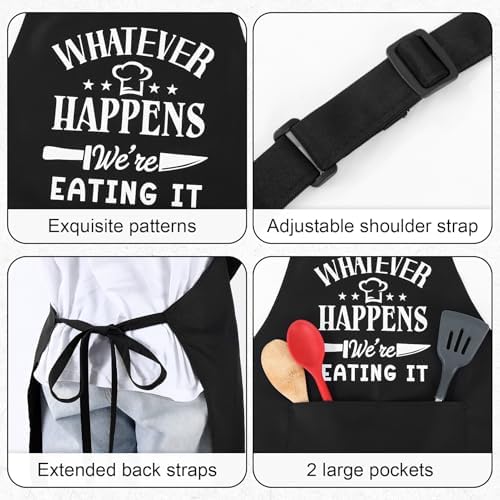 Funny Aprons for Men, Professional Kitchen Cooking Aprons - Image 4