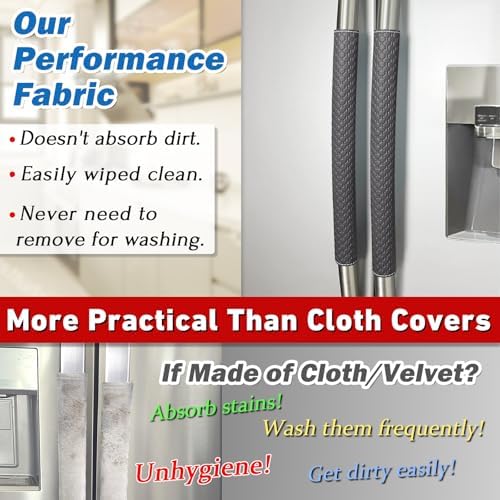 Refrigerator Door Handle Covers, Performance Appliance Handle Covers, Non-Slip - Image 2