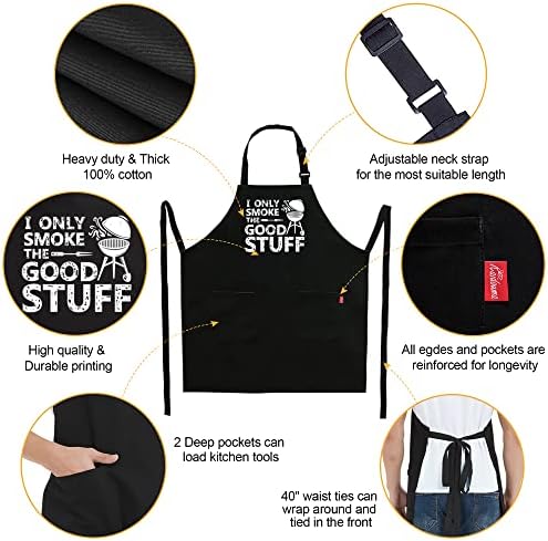 Kaidouma Funny Grilling Aprons for Men Dad - Image 3