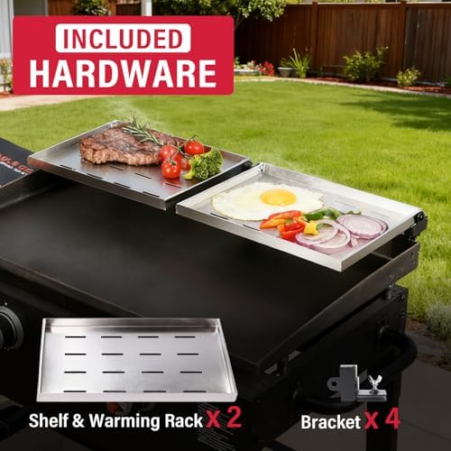 Utheer 28 Inch Warming Rack for Blackstone Griddle Accessories - Image 5