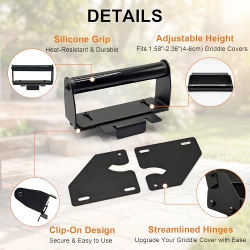Hinge & Handle Kit for Blackstone Griddles 28" - Image 4
