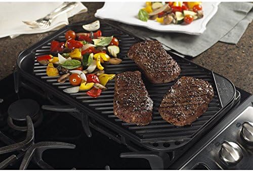 Nordic Ware 2-Burner Reversible Grill Griddle, 20 by 10-3/4 Inch - Image 4