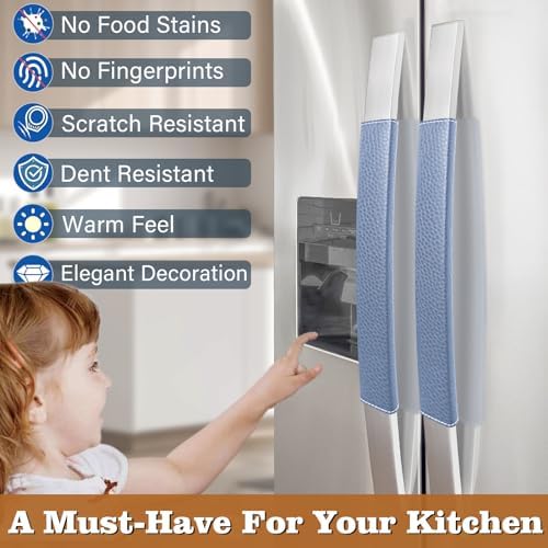 Refrigerator Handle Covers, Adjustable Appliance Handle Covers, Keep Your - Image 2
