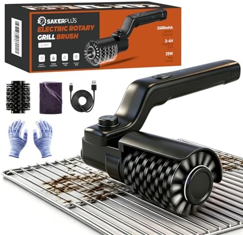 Sakerplus Electric Grill Brush, 3-Speed Grill Cleaning Brush by SakerPlus