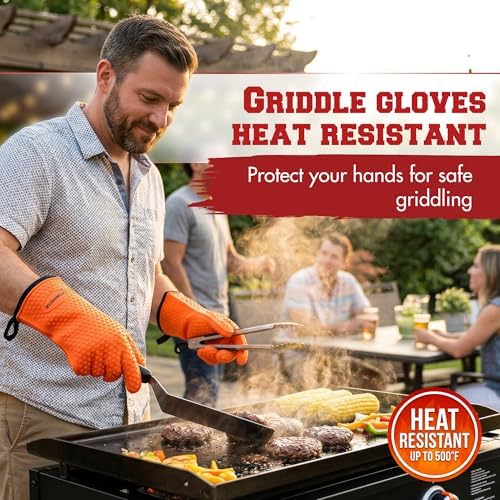 KITCHEN PERFECTION XL Silicone Griddle Gloves - Image 2