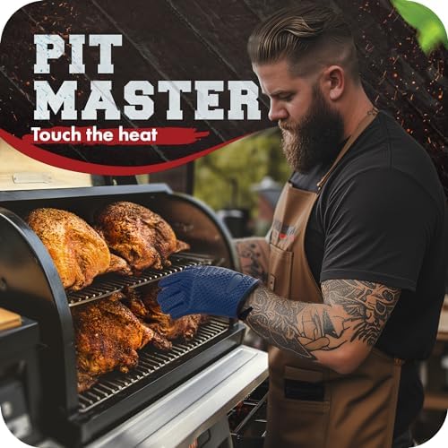 KITCHEN PERFECTION Silicone Smoker BBQ Gloves - Image 2